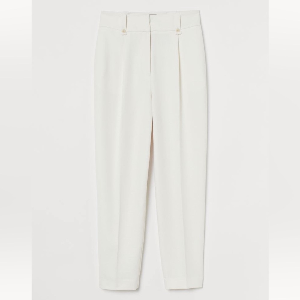 NWT H&M ankle length pants - off white